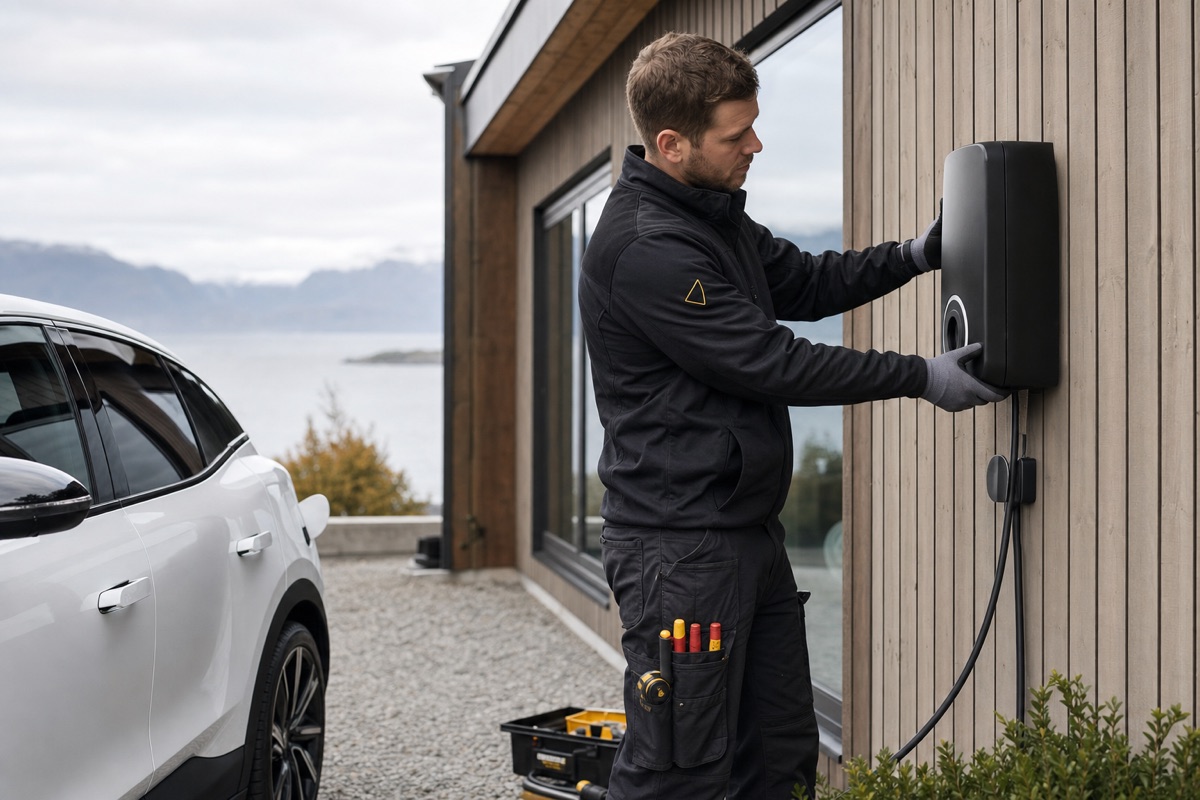 Elbillader og installasjon