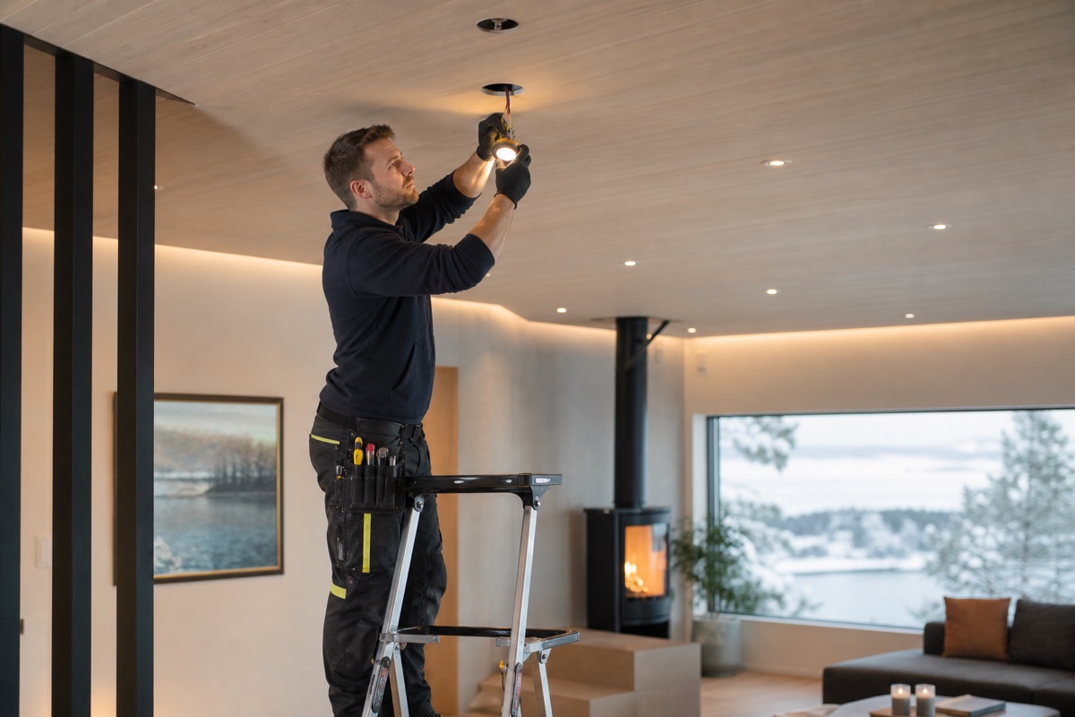 Belysning og oppgradering